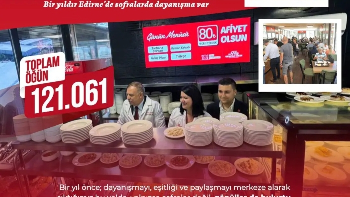 KENT LOKANTASI 1. YILINI TAMAMLADI: 121 BİNİN ÜZERİNDE ÖĞÜN DAYANIŞMAYLA PAYLAŞILDI